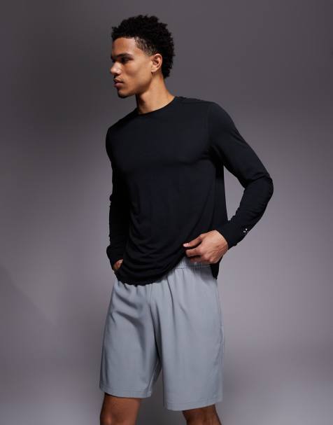 4505 Icon 7 inch quick dry training shorts with zip pockets in cool grey - view 1