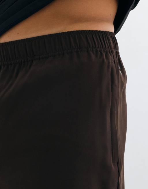 4505 Icon 7 inch quick dry training shorts with zip pockets in grey, 5 of 5