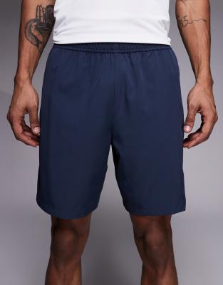 4505 Icon 7 Inch Quick Dry Training Shorts With Zip Pockets In Blue
