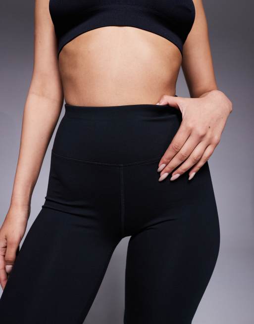 4505 Icon 8 inch soft touch legging short in black  , 2 of 5