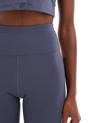 4505 Icon 8 Inch Soft Touch Legging Shorts In Blue