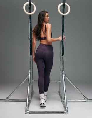 4505 Icon Active Bum Sculpt High Rise Gym Leggings With Inner Pocket In Purple