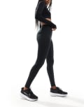 [ASOS] 4505 Icon active bum sculpt high waist gym leggings with inner pocket in black 6 Black