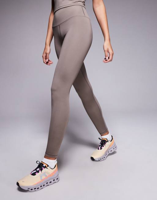 4505 Icon active bum sculpt high waist gym leggings with inner pocket in morel, 2 of 5