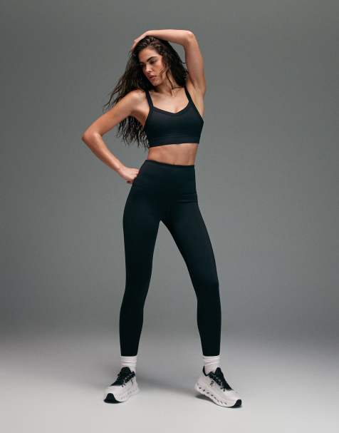 4505 - Icon - Active - Fitnesslegging met vormende naden achter, hoge taille en binnenzak in zwart - view 1
