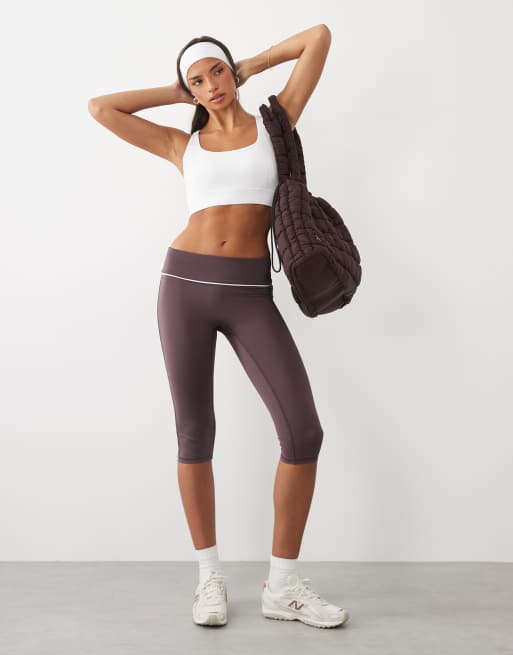 4505 Icon active high support scoop neck sports bra with adjustable straps in white, 4 of 4