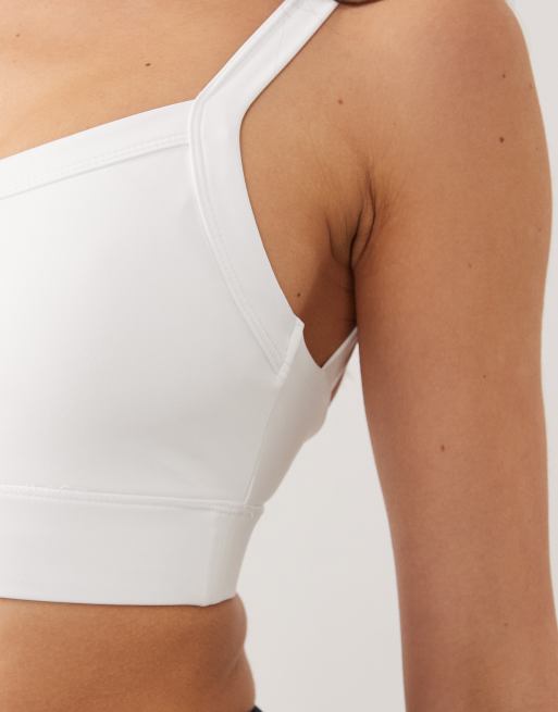 4505 - Icon - Active - Hvid sports-BH med høj støtte og udtagelig polstring samt justerbare stropper, 3 af 4