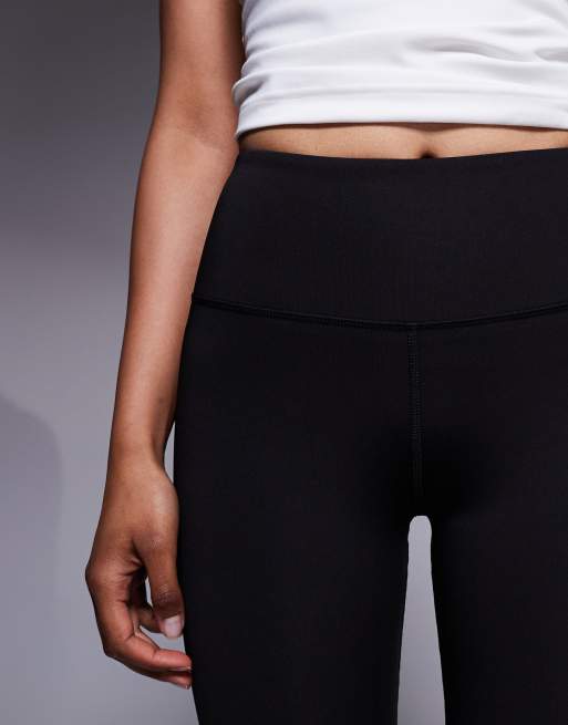 4505 - Icon Active - Leggings da palestra a vita alta neri modellanti sul retro con tasca interna, 4 di 5