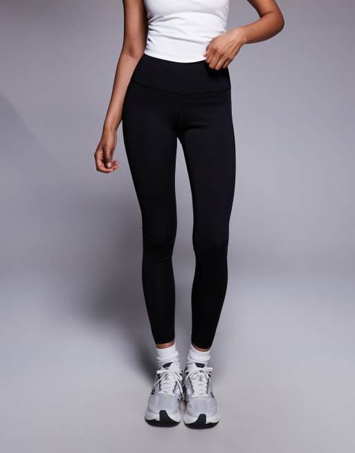 4505 - Icon Active - Leggings da palestra a vita alta neri modellanti sul retro con tasca interna, 5 di 5