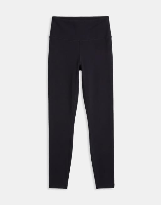 4505 - Icon Active - Leggings da palestra a vita alta neri modellanti sul retro con tasca interna, 6 di 7