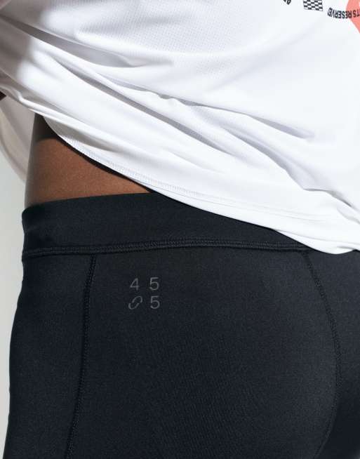 4505 Icon active quick dry base layer training half tight shorts with phone pocket in black, 4 of 6