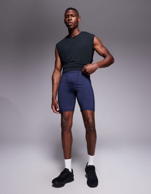 4505 Icon Active Quick Dry Base Layer Training Half Tights In Black
