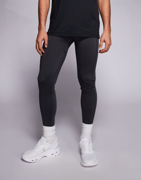 4505 Icon active quick dry base layer training tight with phone pocket in charcoal - view 1