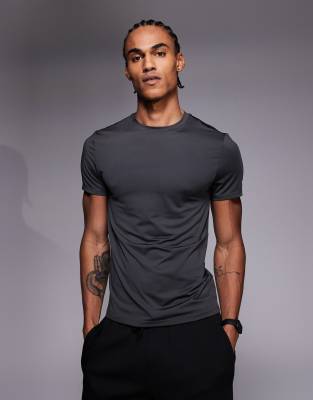 4505 Icon Active Quick Dry Muscle Fit Base Layer Training T-shirt In Black