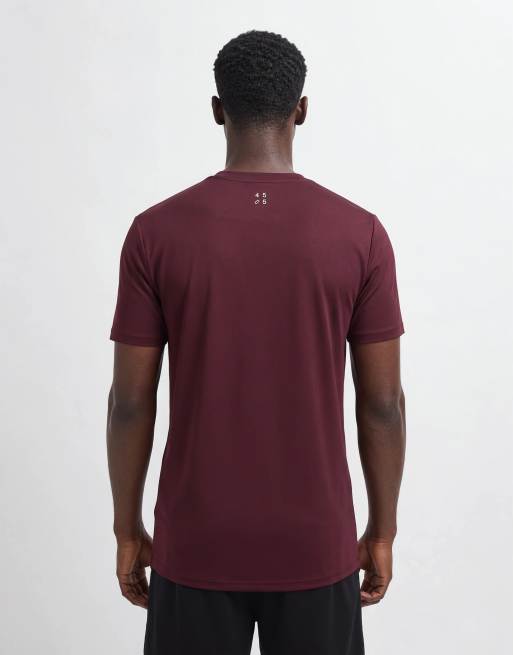 4505 Icon Active Quick Dry Muskelshirt als Base Layer in Burgunderrot, 10 von 10