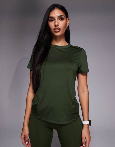 4505 Icon active quick dry performance t-shirt in khaki