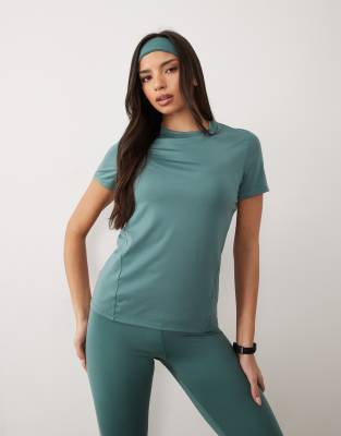 4505 Icon active quick dry performance t-shirt in sage sage