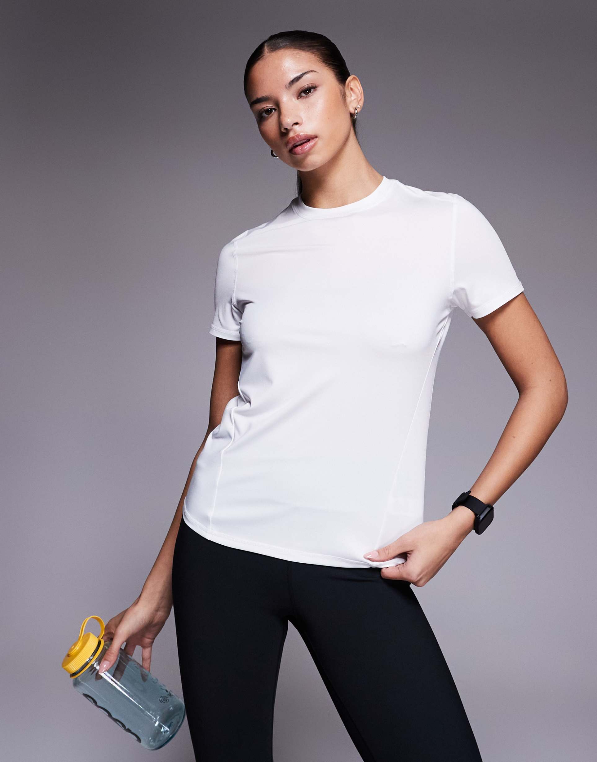 4505 icon active quick dry performance t-shirt in white