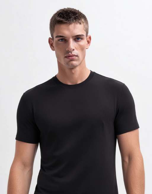 4505 - Icon - Active - Sneldrogend muscle fit basislaag trainings-T-shirt in donkergrijs, 8 van 10