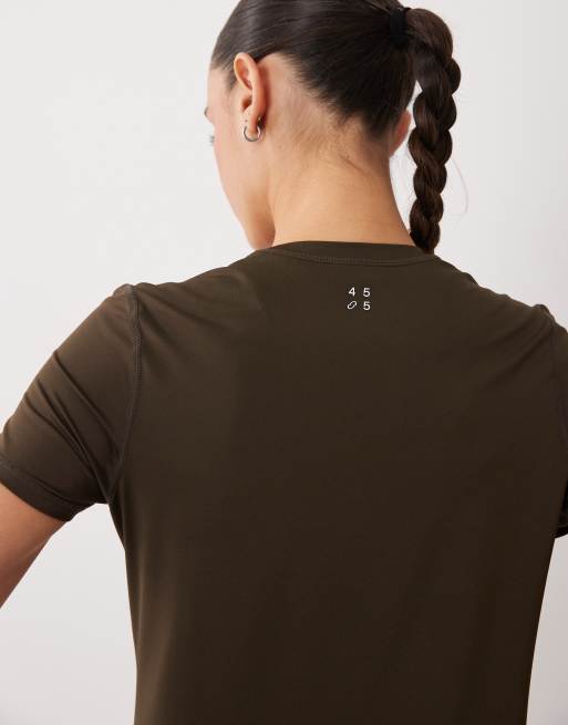 4505 - Icon - Active - Sneldrogend performance T-shirt in donkerbruin, 4 van 4