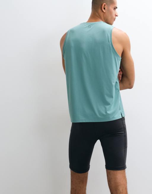4505 Icon active sneldrogende trainingsshort tight met telefoonzak in donkergrijs, 5 van 5