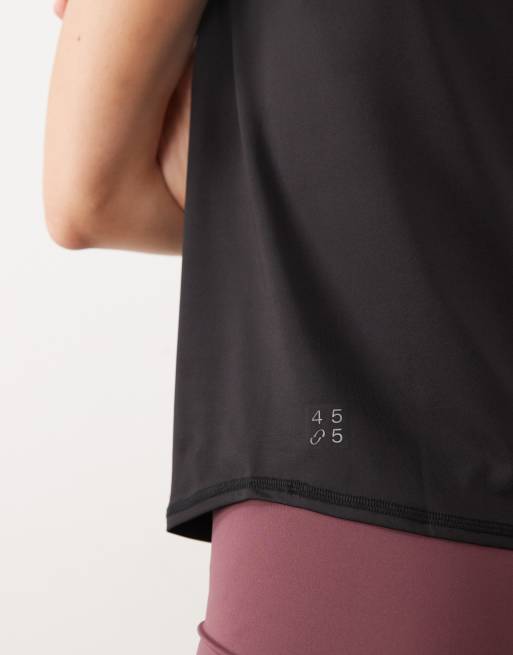 4505 – Icon Active – Svart, snabbtorkande tränings-t-shirt, 3 av 4