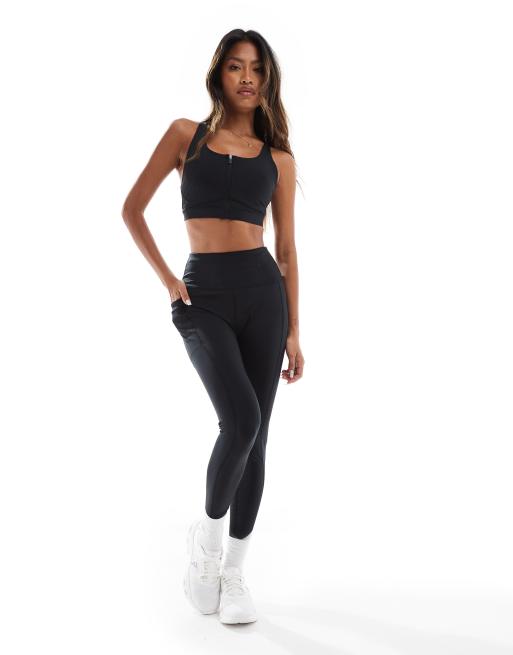 4505 – Icon Active – Svart sportbehå med högt stöd, avtagbar vaddering och justerbara remmar, 3 av 4