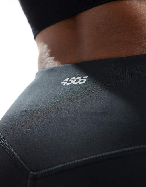 4505 – Icon Active – Svarta gymleggings med formande design baktill, hög midja och innerficka, 3 av 5