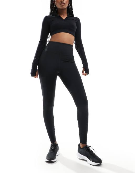 4505 – Icon Active – Svarta gymleggings med formande design baktill, hög midja och innerficka, 4 av 5