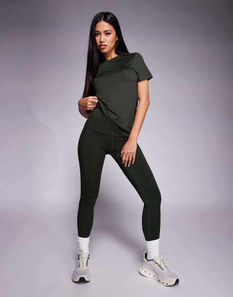 4505 - Icon Active - T-shirt quick dry tecnica kaki scuro - view 1