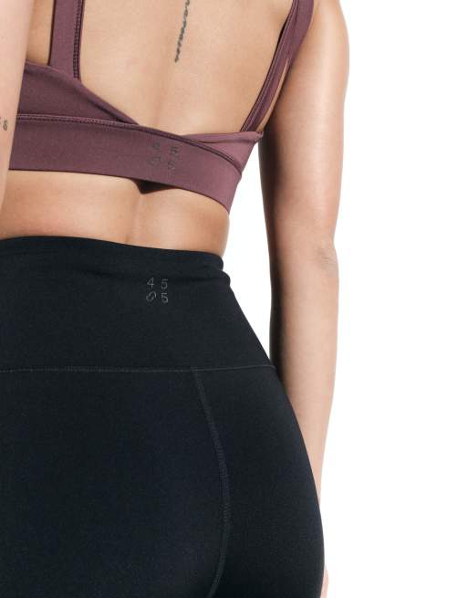 4505 Icon active tie waist run leggings with phone pocket in black, 5 of 6