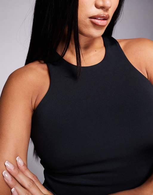 4505 Icon active vest with inner bra and removable padding in black, 4 of 4