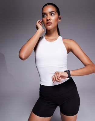 4505 Icon active vest with inner bra and removeable padding in white φωτογραφία