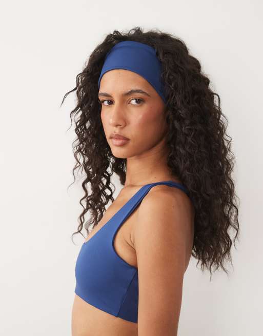 4505 - Icon - Bandeau de sport en tissu à séchage rapide - Bleu vif, 3 de 3