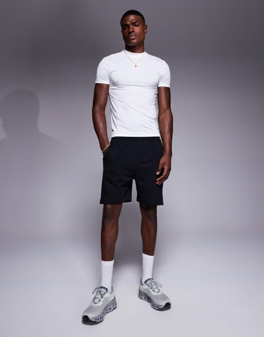 4505 – Icon – Biały szybkoschnący T-shirt sportowy o kroju podkreślającym sylwetkę 