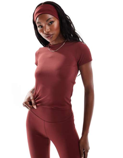 4505 - Icon - Bordeaux baby-T-shirt i blødt performance-materiale 