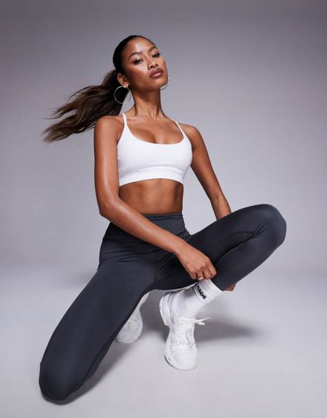 4505 Icon bum sculpt gym leggings with inner pocket in iron grey - view 1