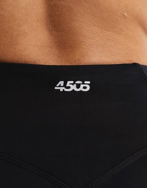 4505 Icon bum sculpt high waist gym leggings in black , 3 of 5