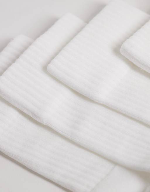 4505 - Icon - Calzini da corsa bianchi con supporto dell'arco plantare e finitura antibatterica, 3 di 3