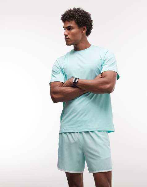 4505 Icon camiseta de entrenamiento de malla de secado rápido en menta - view 1