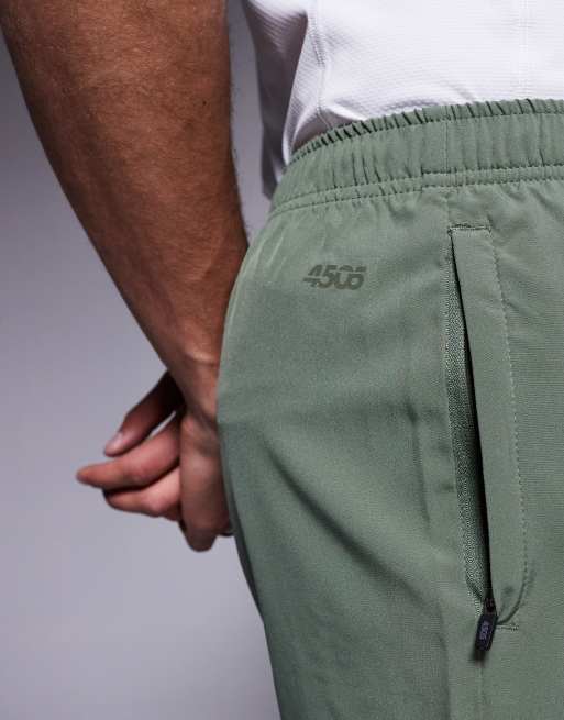 Uomo Palestra Pantaloncini Pile Slim Joggers Vita