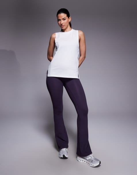 4505 Icon cotton drop armhole vest with quick dry finish in white - view 1