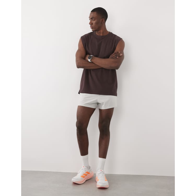 4505 Icon cotton oversized pump training tank top with quick dry