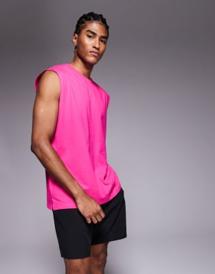 4505 Icon Cotton Oversized Pump Training Tank With Quick Dry Finish