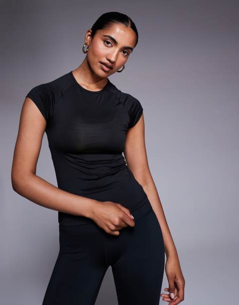 4505 Icon active quick dry slim fit t-shirt in black