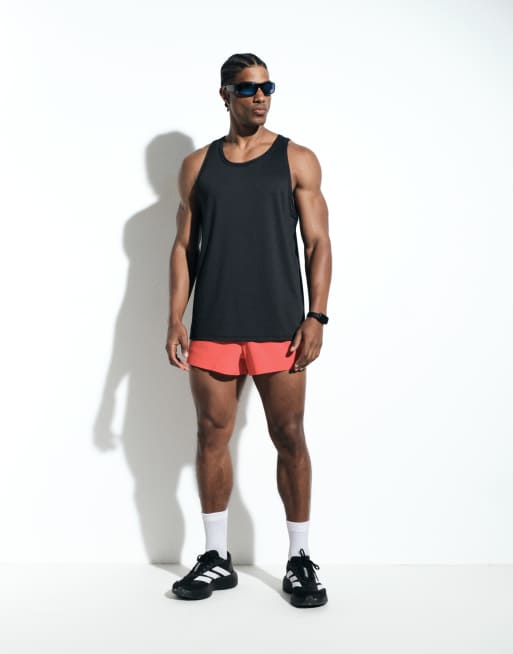 4505 - Icon - Débardeur de sport à dos nageur en tulle à séchage rapide - Noir, 3 de 6