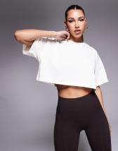 4505 Tall seamless zip front catsuit in black