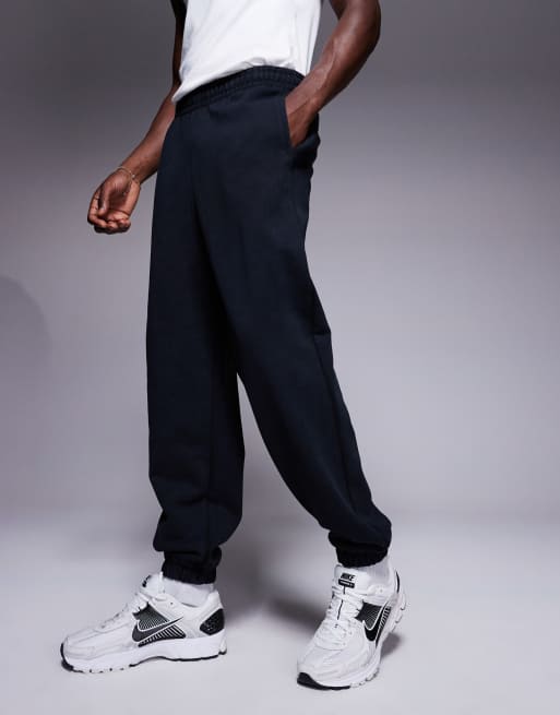 4505 Icon heavyweight cotton cuffed trackies with quick dry finish in washed black, 2 of 5