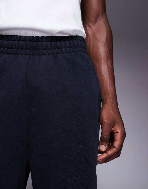 4505 Icon heavyweight cotton cuffed trackies with quick dry finish in washed black, 5 of 5