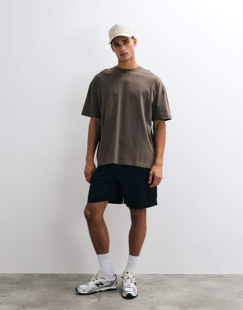4505 Icon heavyweight cotton oversized t-shirt with quick dry finish in caper - view 1